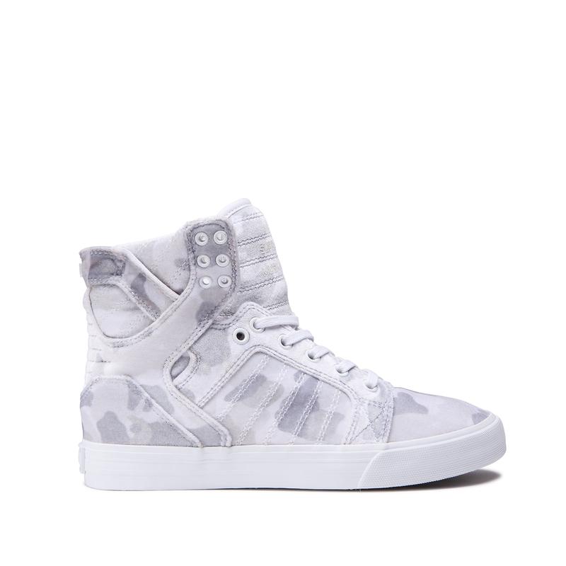 Supra SKYTOP Sneaker High Damen Camouflage / Weiß Deutschland ITSUA2794